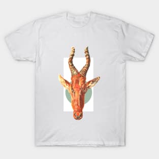 Goat head with horns T-Shirt